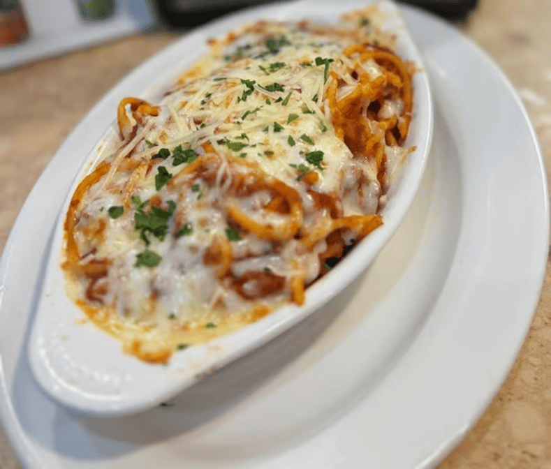 Baked Spaghetti Red Sauce